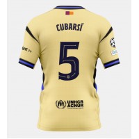 Barcelona Pau Cubarsi #5 Vonkajší futbalový dres 2025-26 Krátky Rukáv
